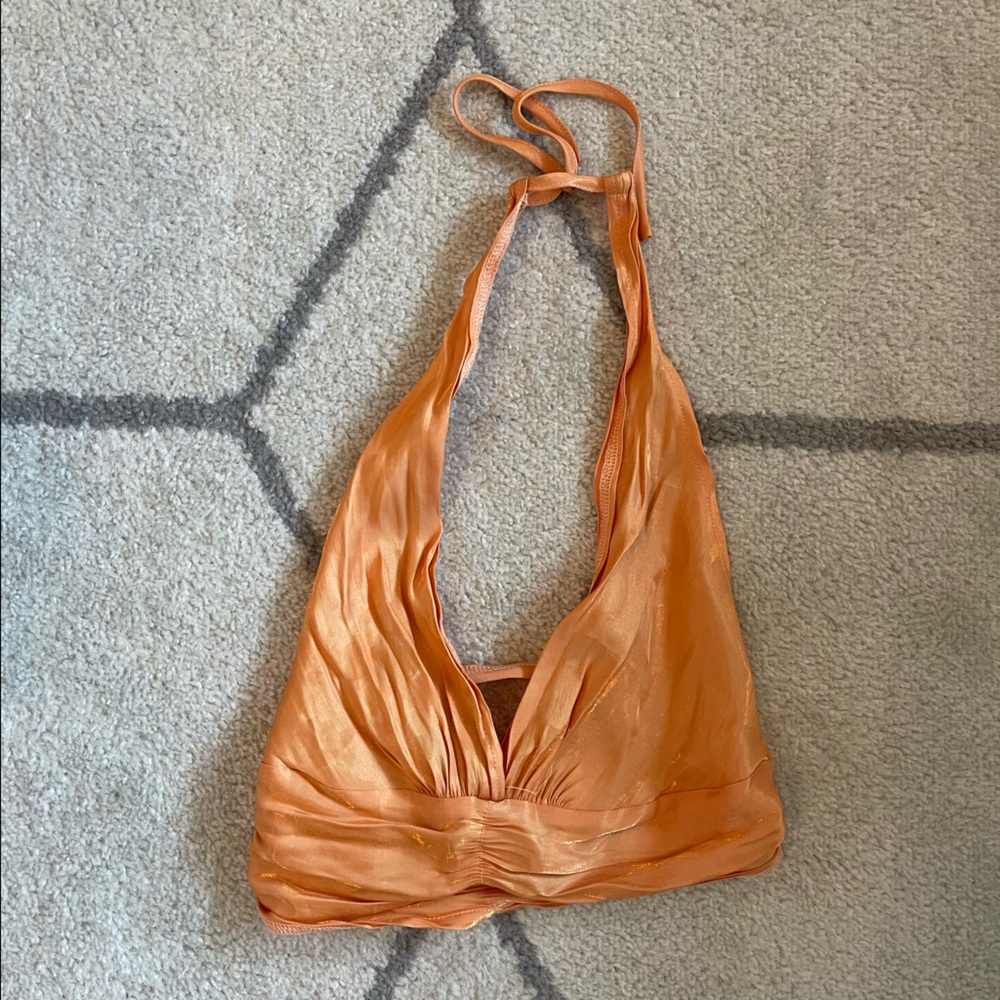 Peppermayo Shimmer Halter Top
